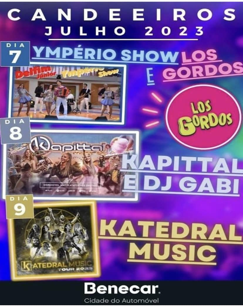 Cartaz Festa Anual de Candeeiros 2023 - Benedita