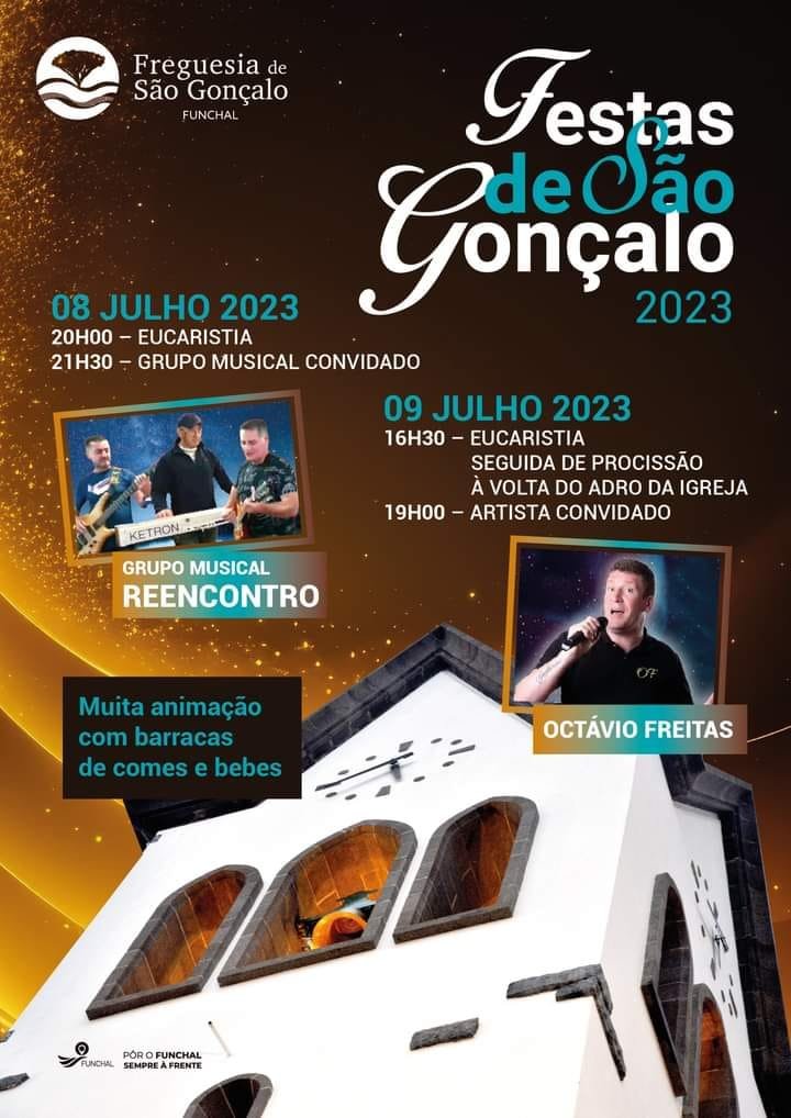 Cartaz Festas de São Gonçalo 2023 - São Gonçalo