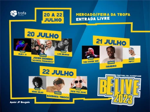 Cartaz BeLive 2023 - Trofa