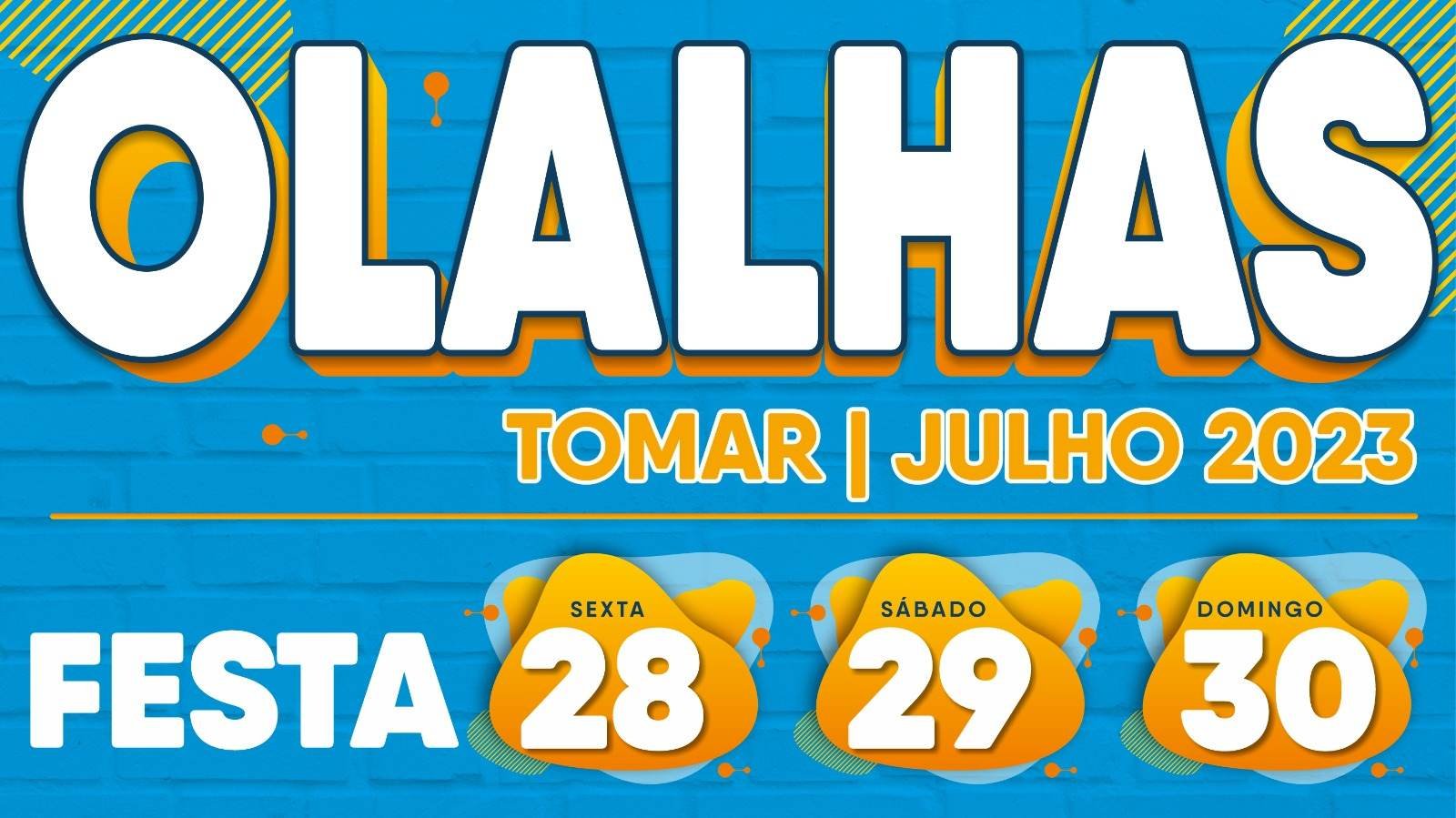 Cartaz FESTA OLALHAS 2023 - Tomar
