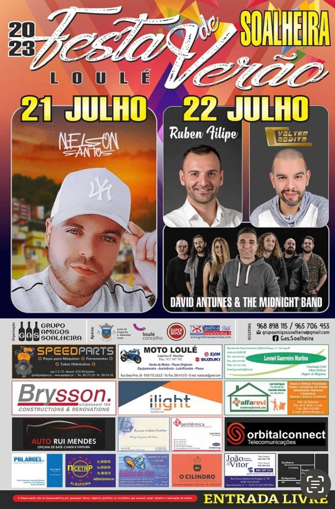 Cartaz Festa de Verão 2023 - Loulé