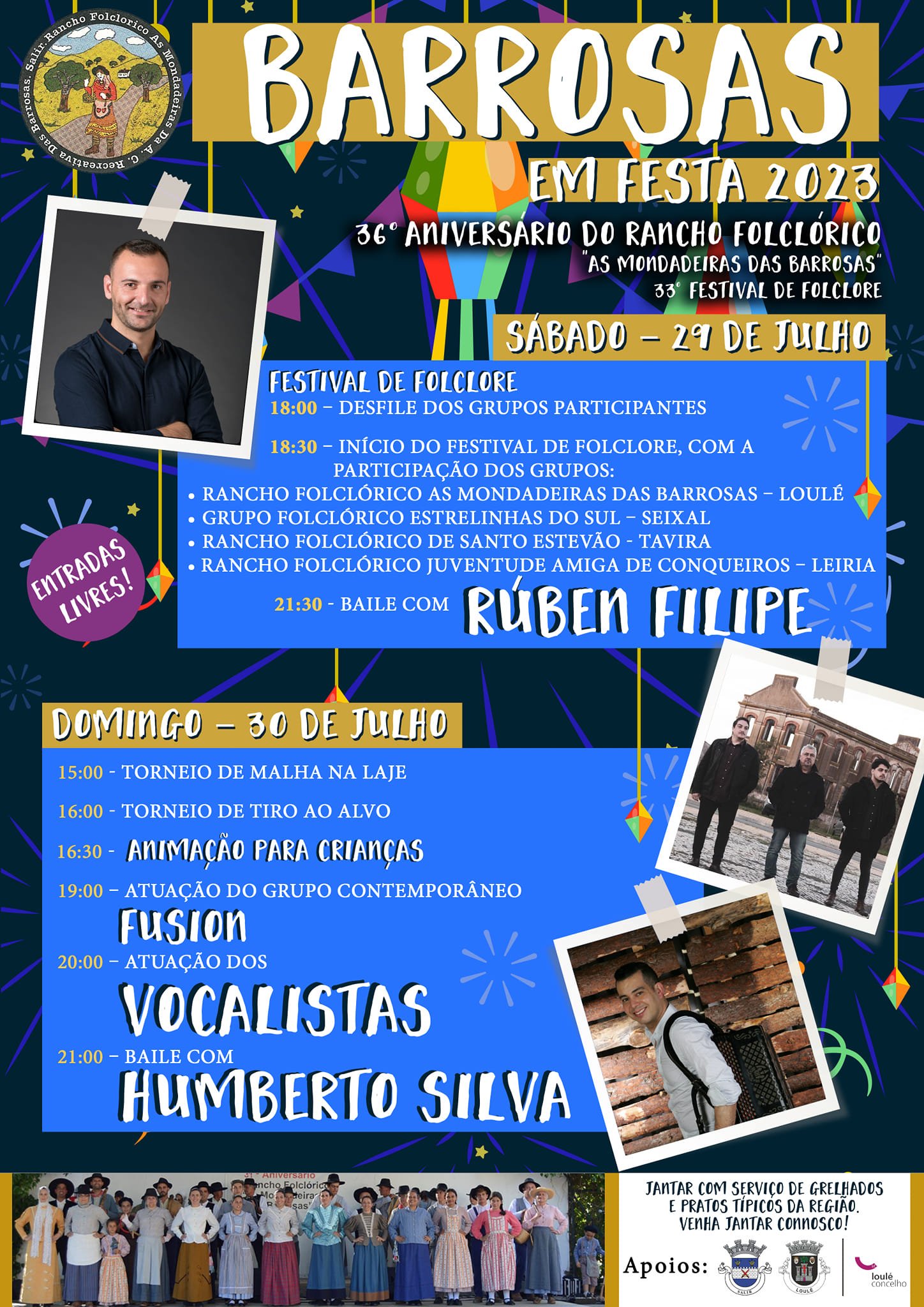 Cartaz Barrosas em Festa 2023 - Felgueiras