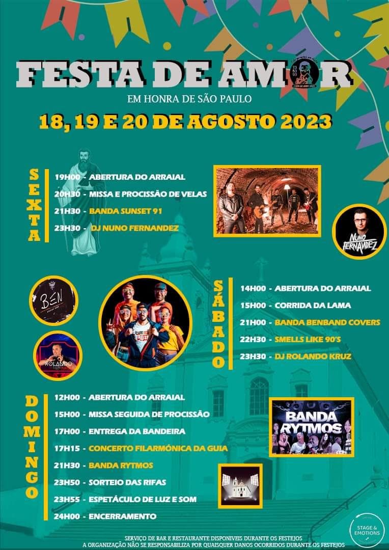 Cartaz Festa de Amor 2023 - Leiria