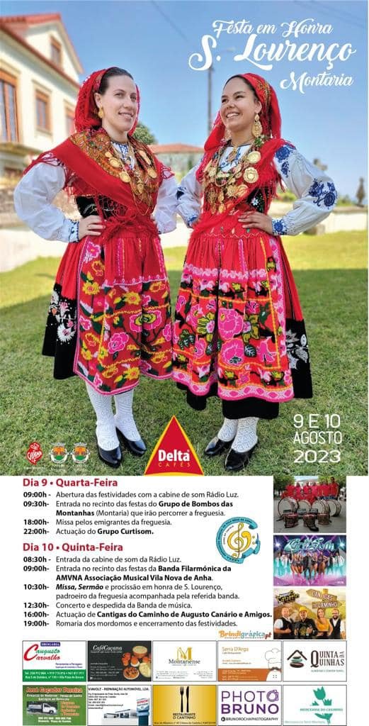 Cartaz Festa em Honra de São Lourenço 2023 - Montaria