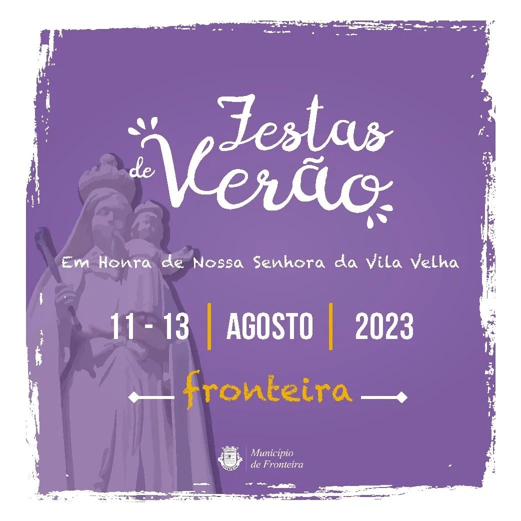 Cartaz Festas de Fronteira 2023 - Portalegre