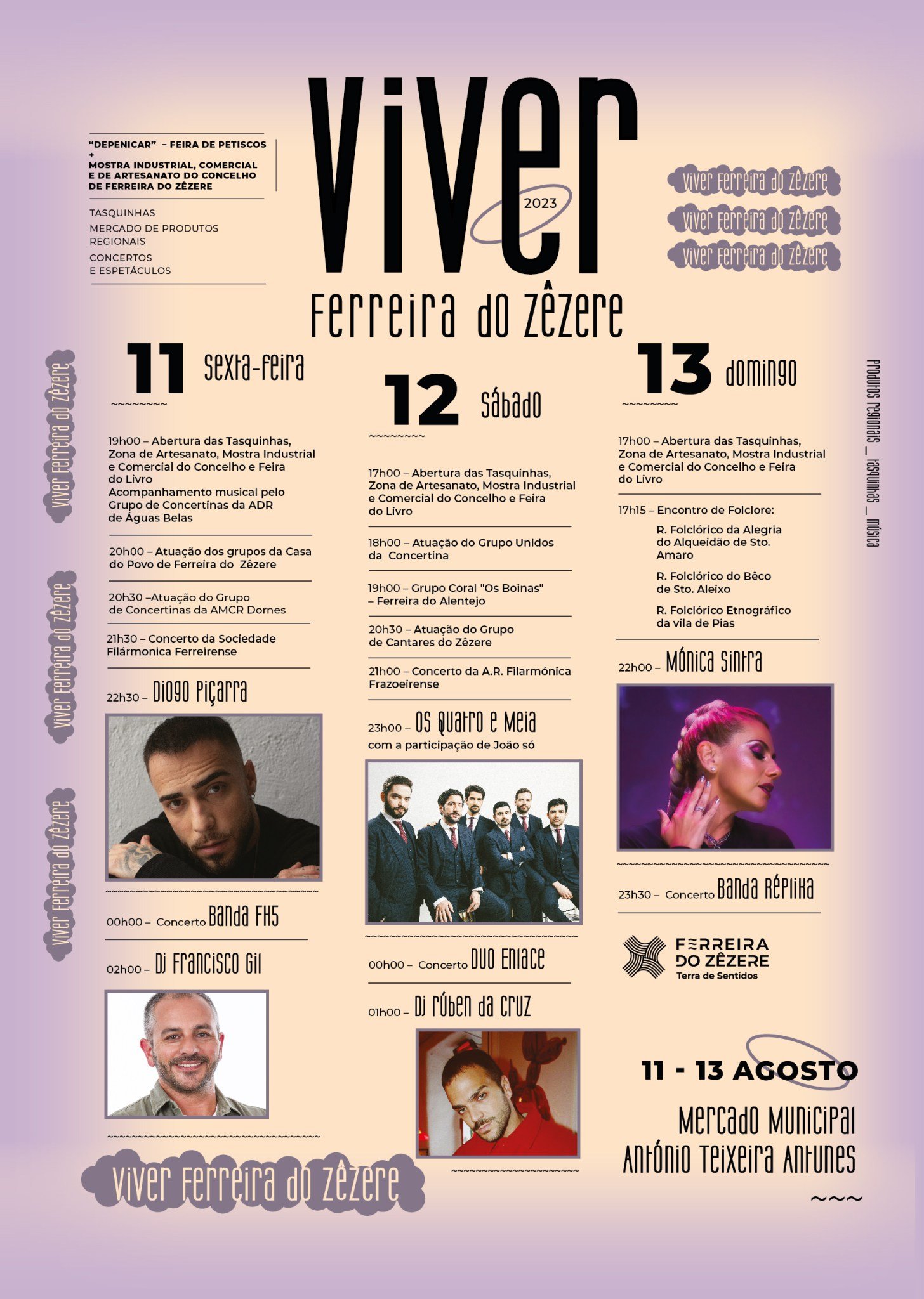 Cartaz Viver Ferreira do Zêzere 2023 