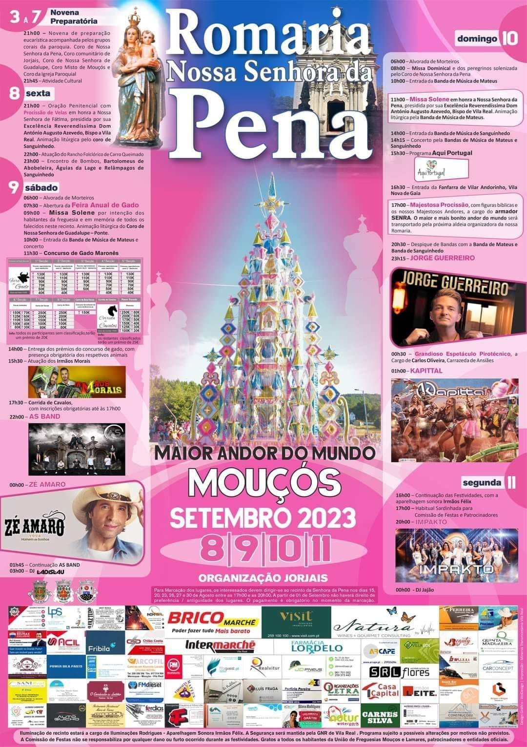 Festas De Nossa Senhora Da Pena 2023 Vila Real