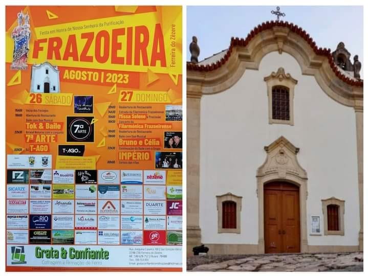 Cartaz Festas da Frozoeira 2023 - Ferreira do Zêzere