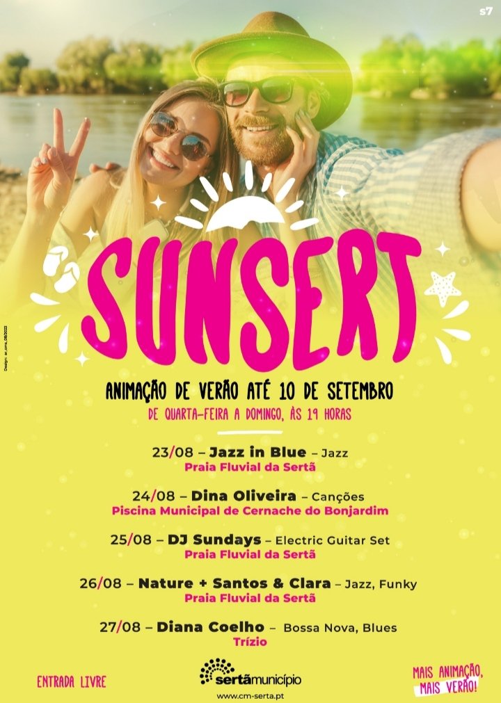 Cartaz Sunsert 2023 - Sertã