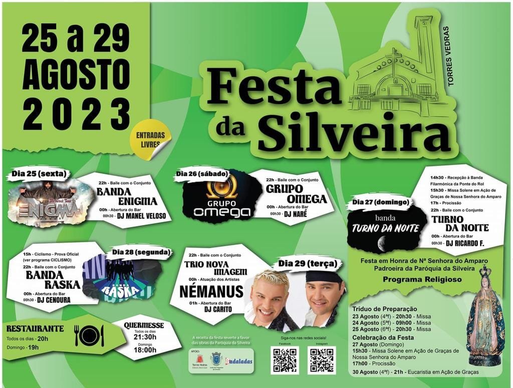 Cartaz Festa da Silveira 2023 - Torres Vedras