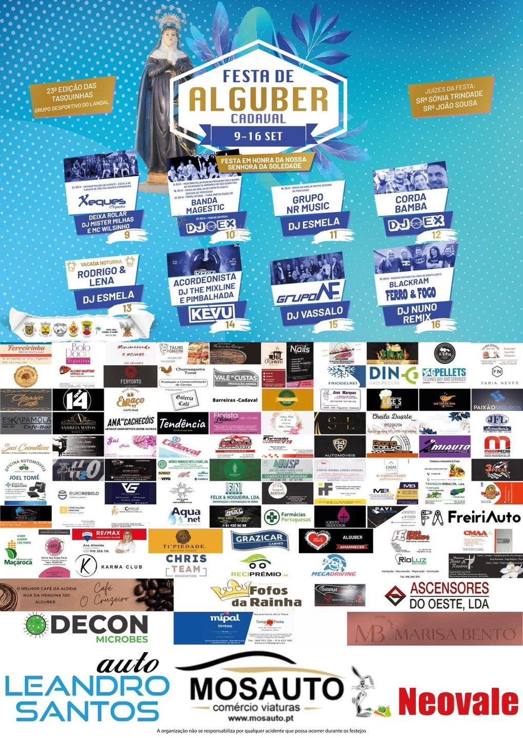 Cartaz Festa de Alguber 2023 - Cadaval