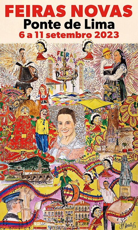 Cartaz Feiras Novas 2023 - Ponte de Lima
