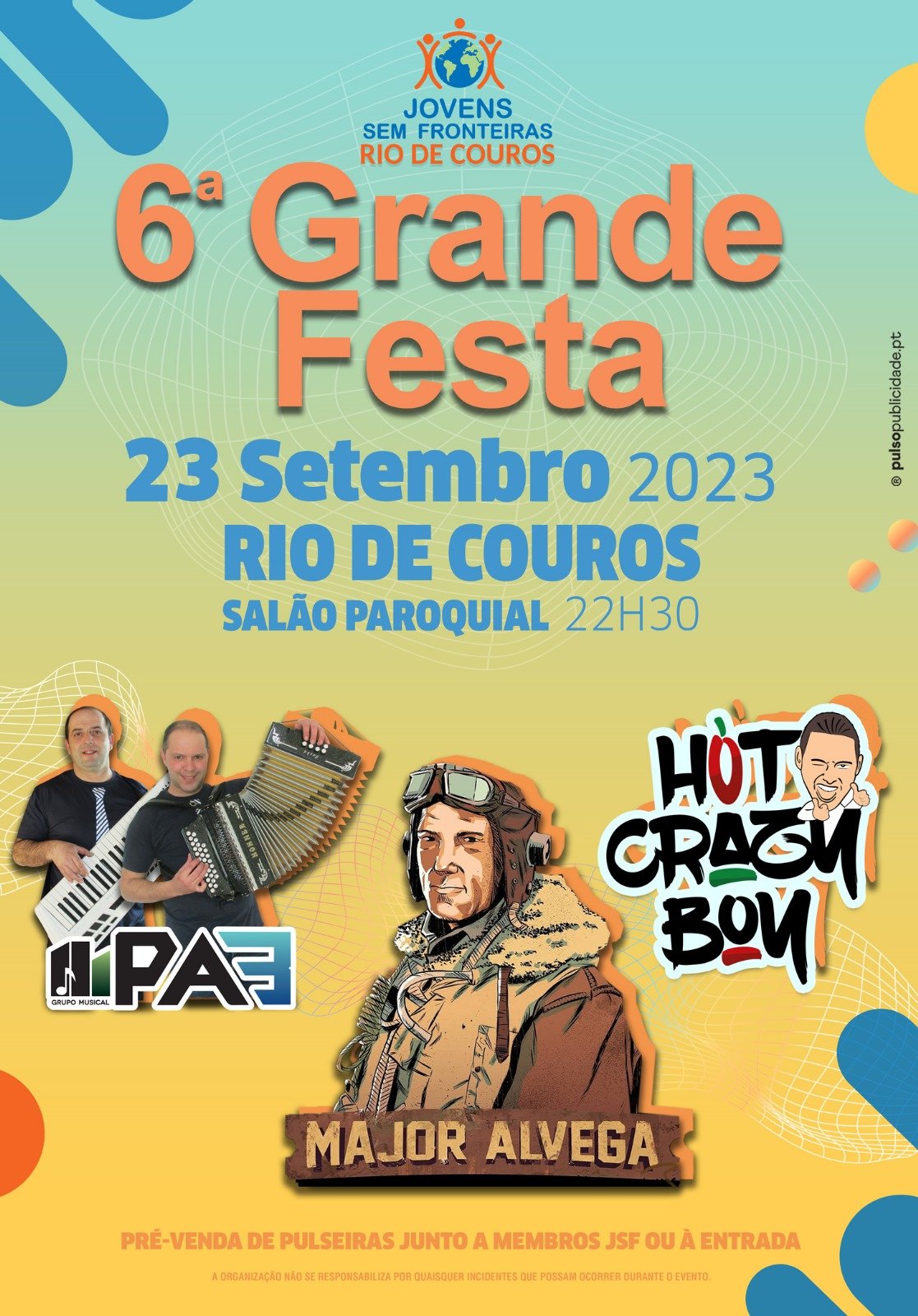 Cartaz 6.ª Grande Festa JSF 2023 - Rio de Couros	
