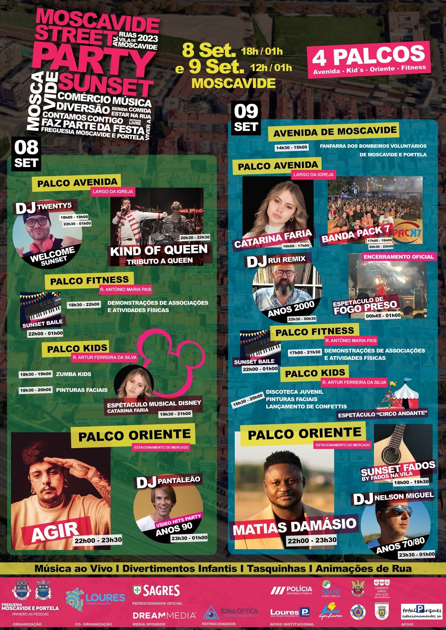 Cartaz Moscavide Street Party Sunset 2023 - Moscavide