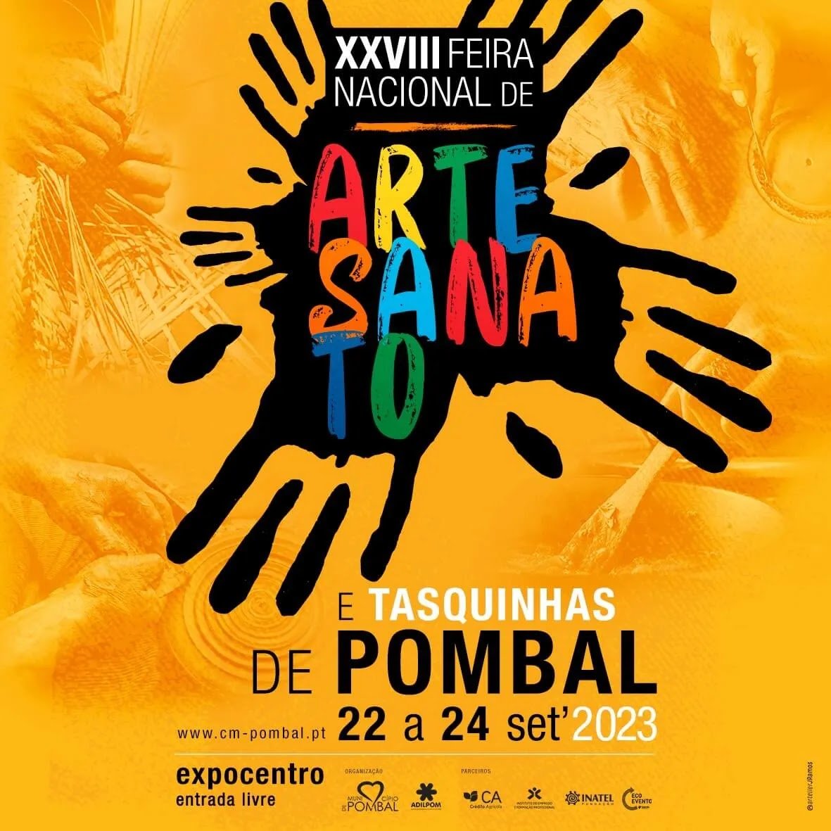 Cartaz XXVIII Feira Nacional de Artesanato 2023 - Pombal