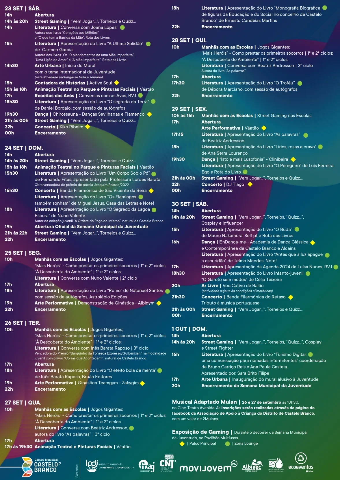 Semana da juventude 2023 castelo branco