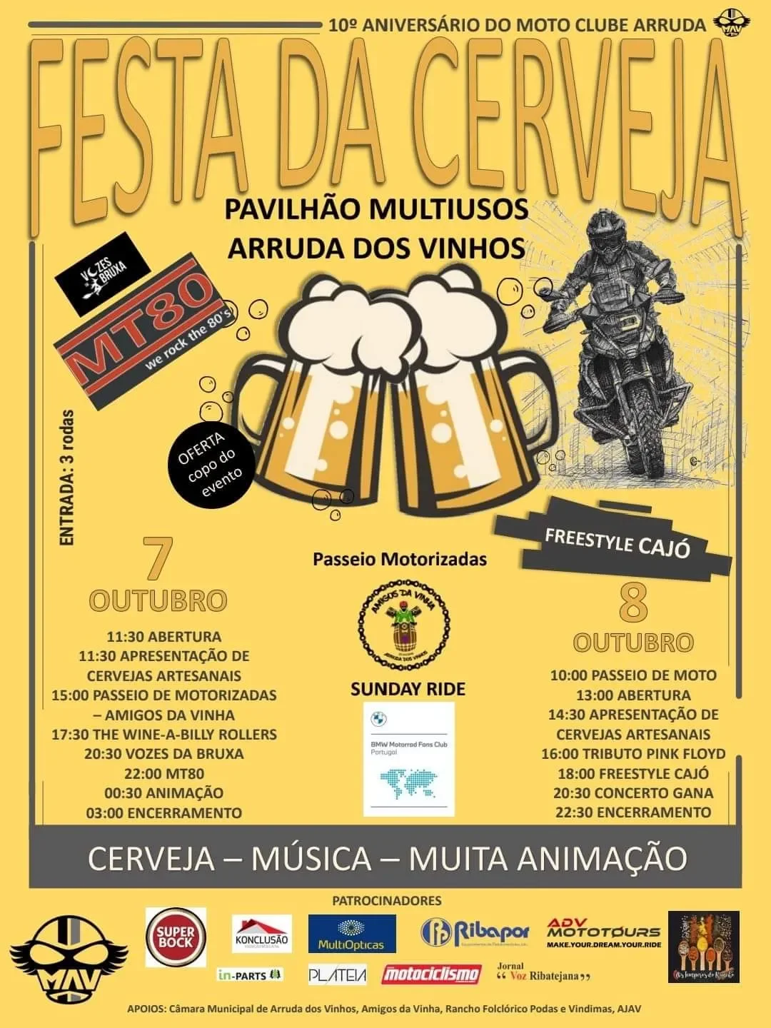Cartaz Festa da Cerveja 2023 - Arruda dos Vinhos