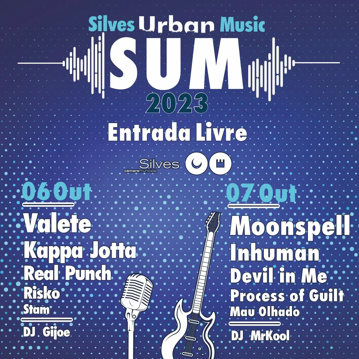 Cartaz Silves Urban Music 2023 - Faro