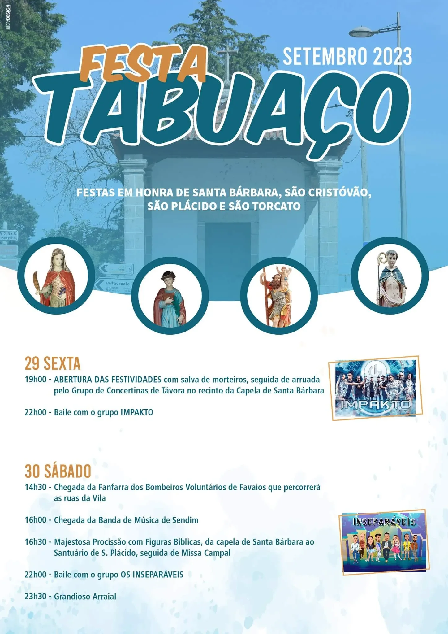 Cartaz Festa de Tabuaço 2023 - Viseu