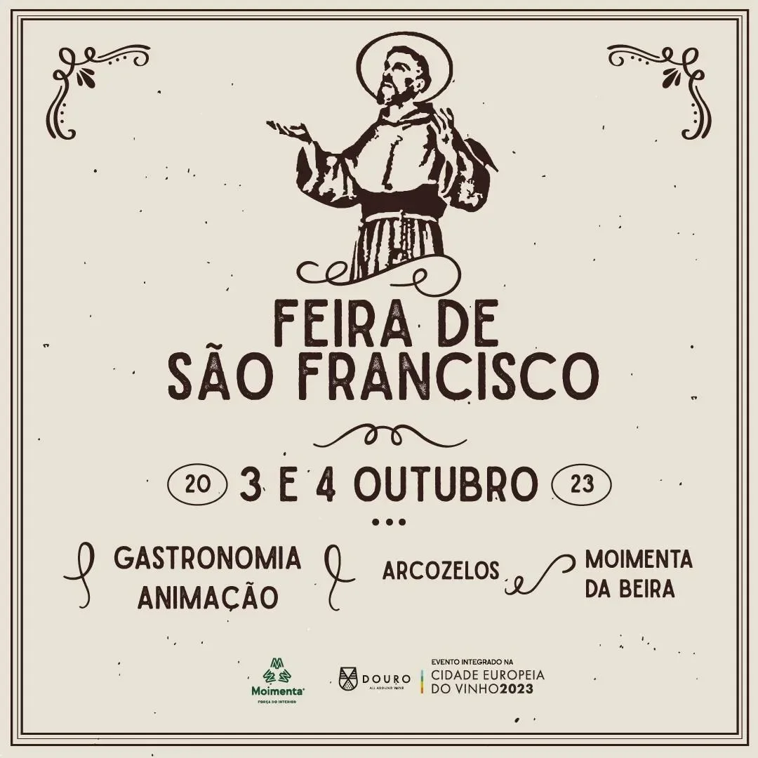 Cartaz Feira de São Francisco 2023 - Moimenta da Beira