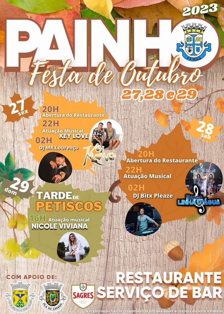 Cartaz Festa de Outubro 2023 - Painho