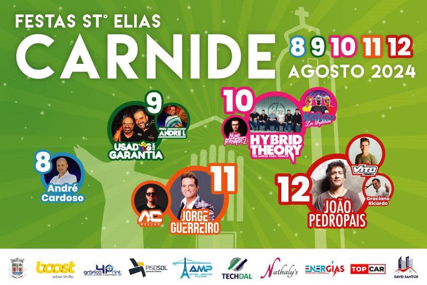 Cartaz Festas de Carnide 2024 - Pombal