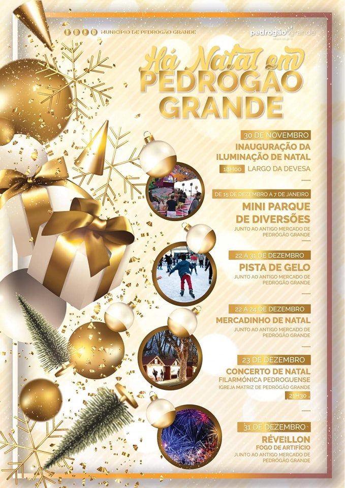 Cartaz Há Natal 2023 - Pedrogão Grande