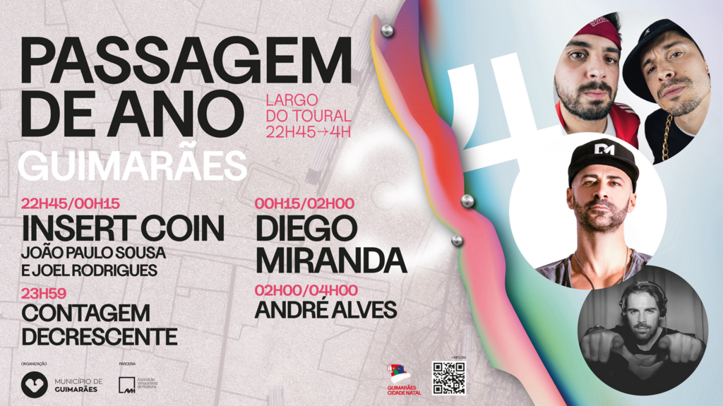 Cartaz Passagem de Ano 2023 - Guimarães