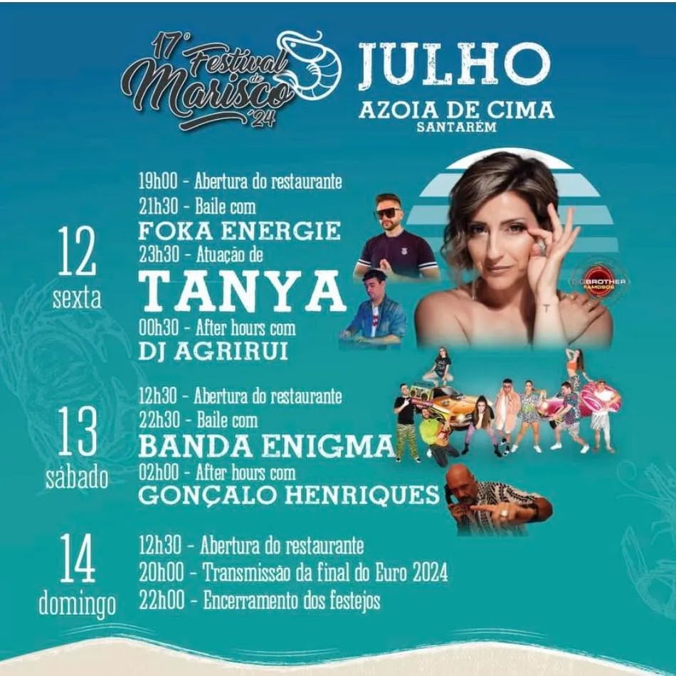 Cartaz 17º Festival do Marisco 2024 - Azoia de Cima 