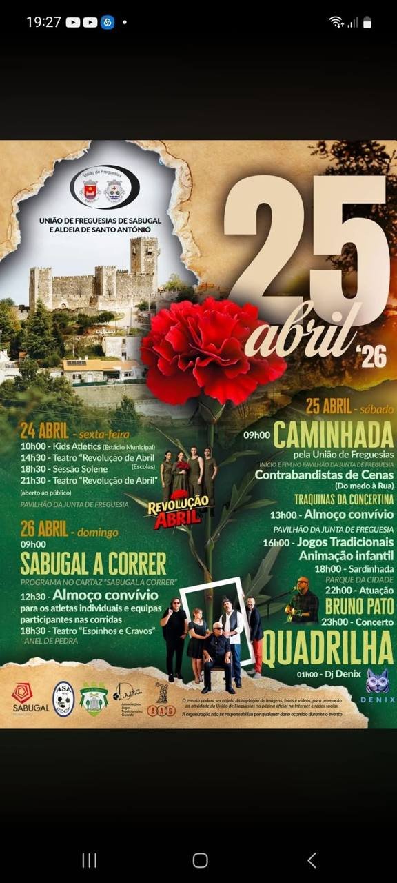Cartaz 25 de Abril 2026 - Sabugal