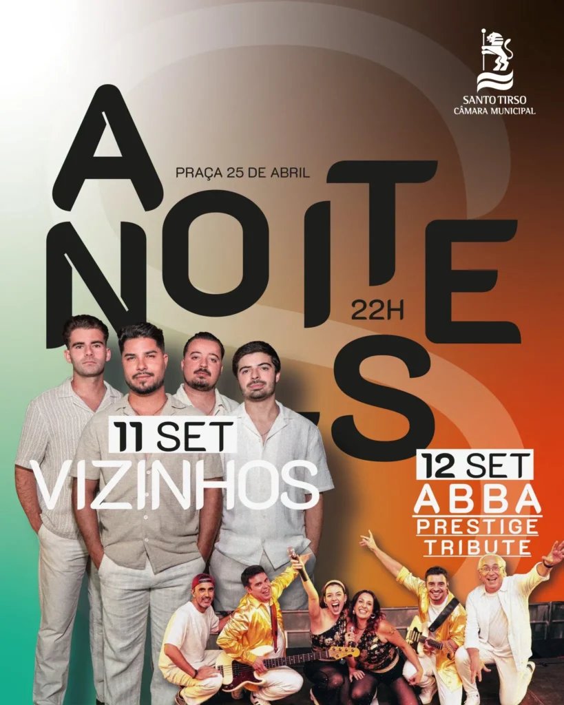 Cartaz A Noite 2026 - Santo Tirso