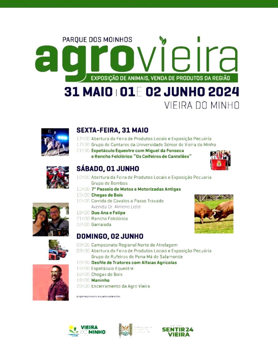 Cartaz AgroVieira 2024 - Vieira do Minho
