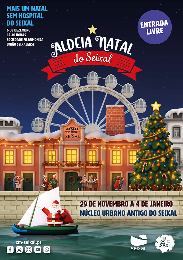 Cartaz Aldeia Natal do Seixal 2025