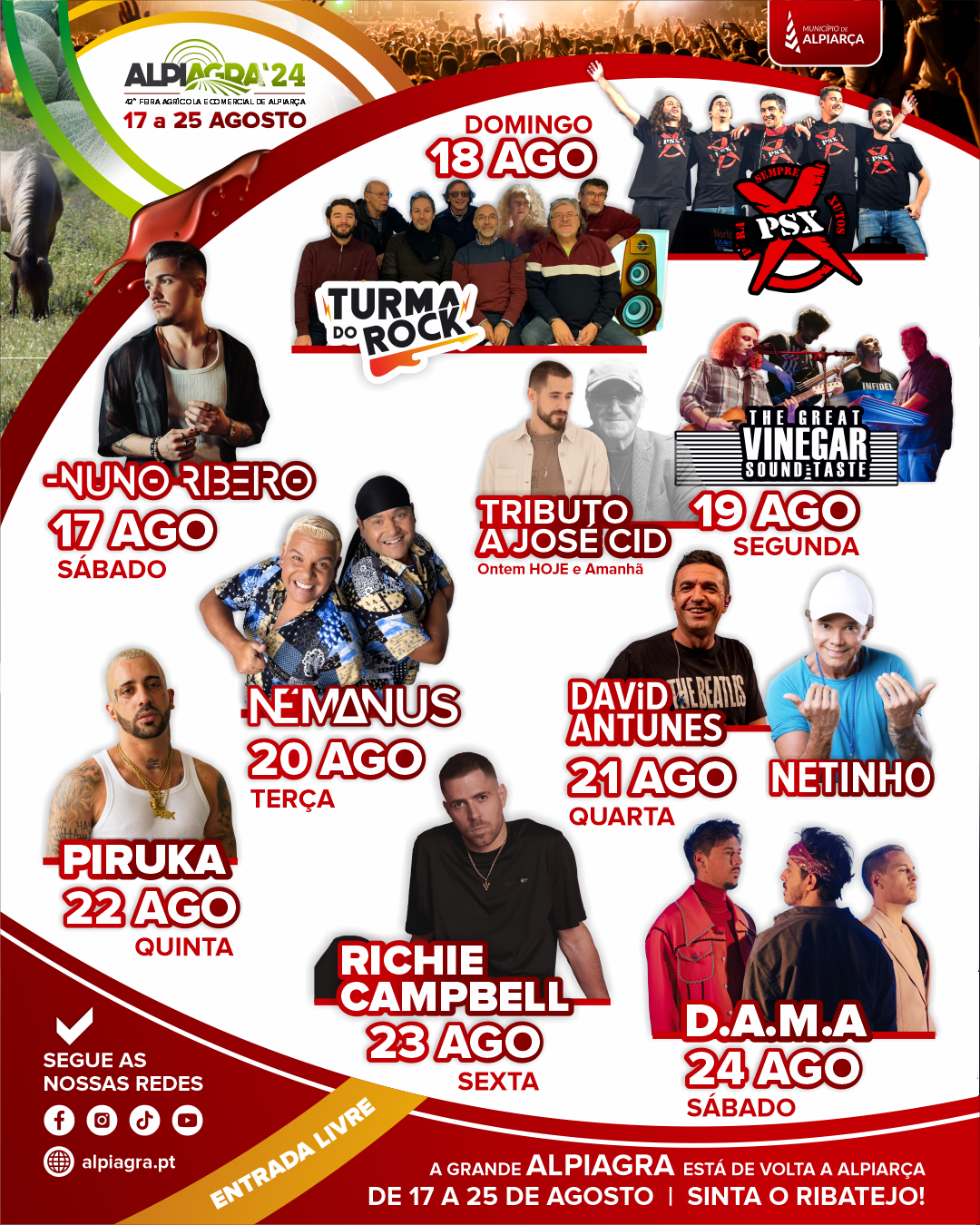 Cartaz Alpiagra 2024 - Alpiarça