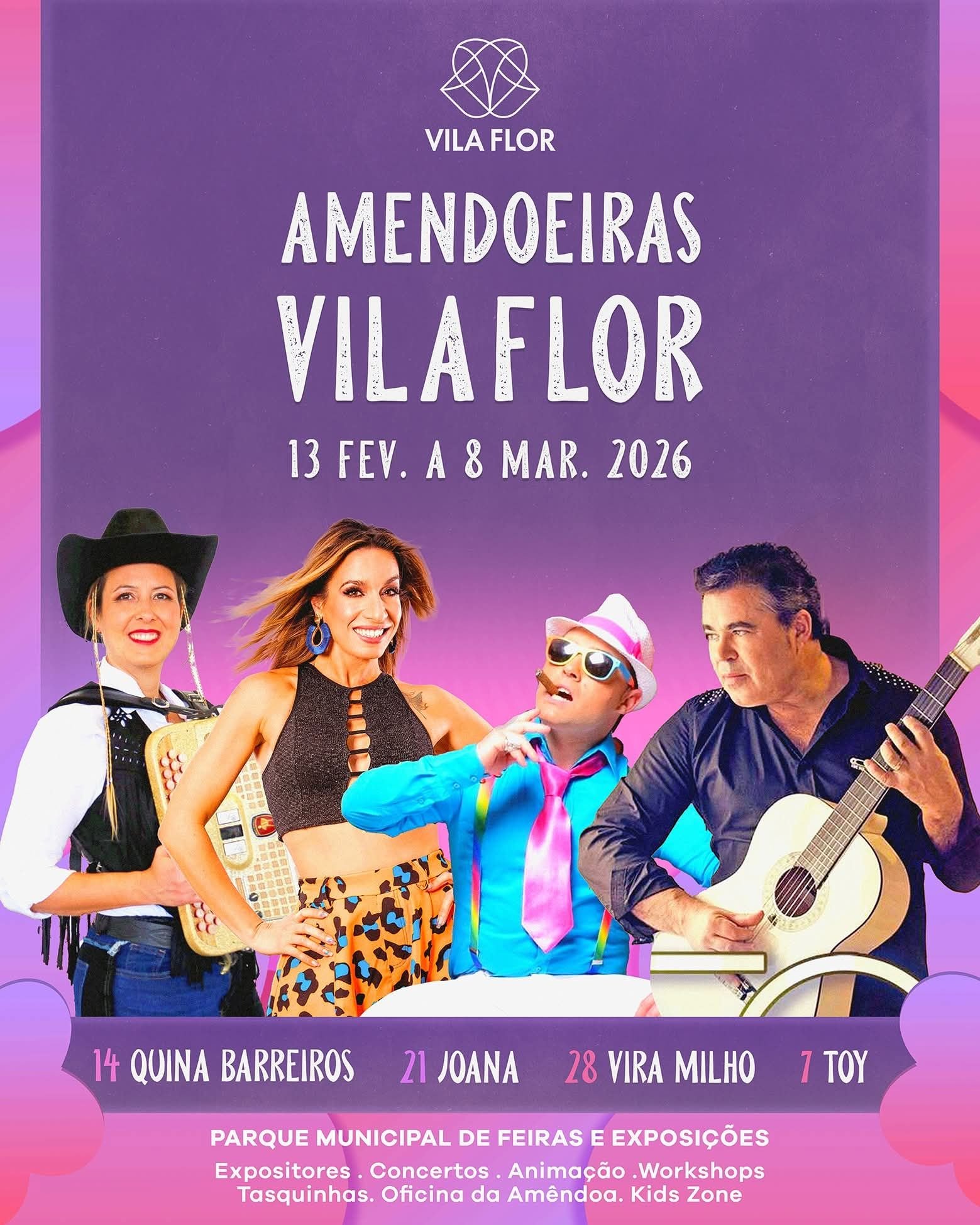 Cartaz Amendoeiras 2026 - Vila Flor