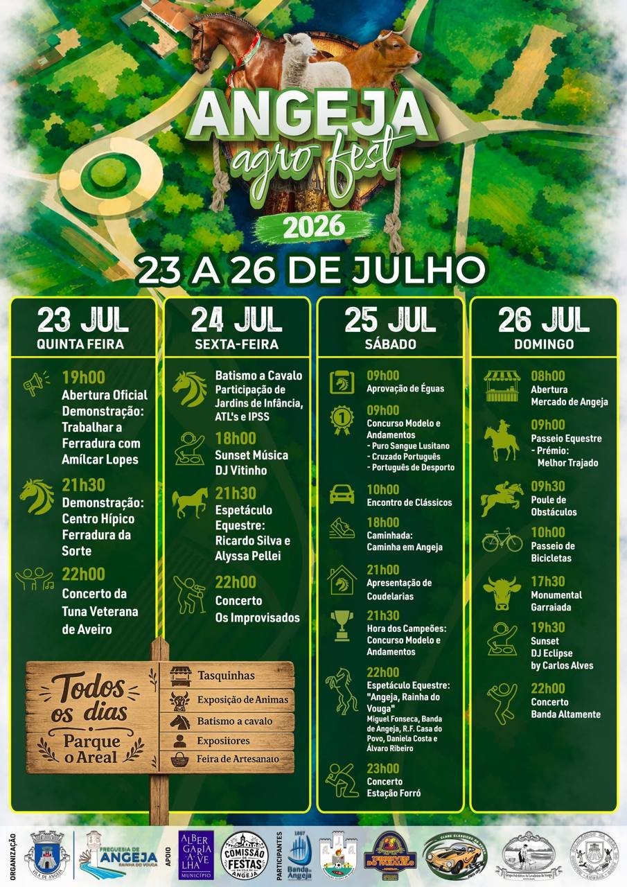 Cartaz Angeja Agro Fest 2026 - Angeja