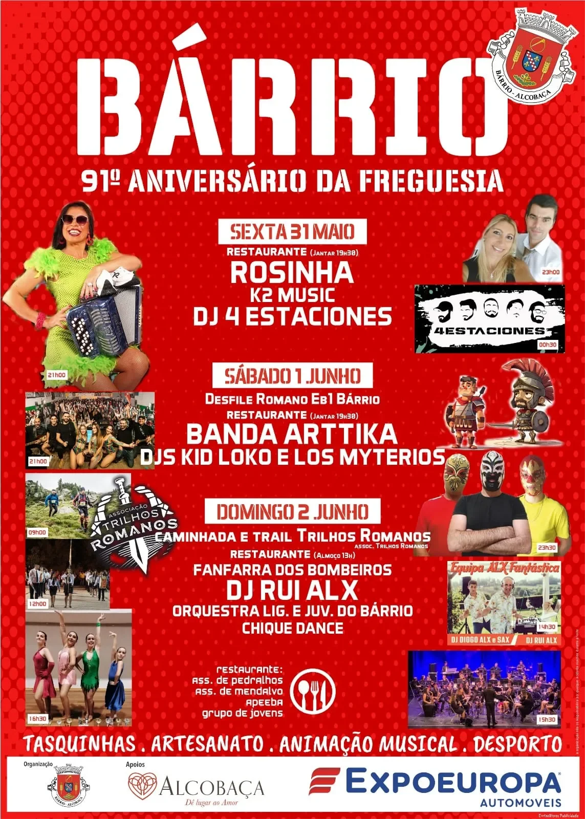 Cartaz Aniversário da Freguesia 2024 - Bárrio