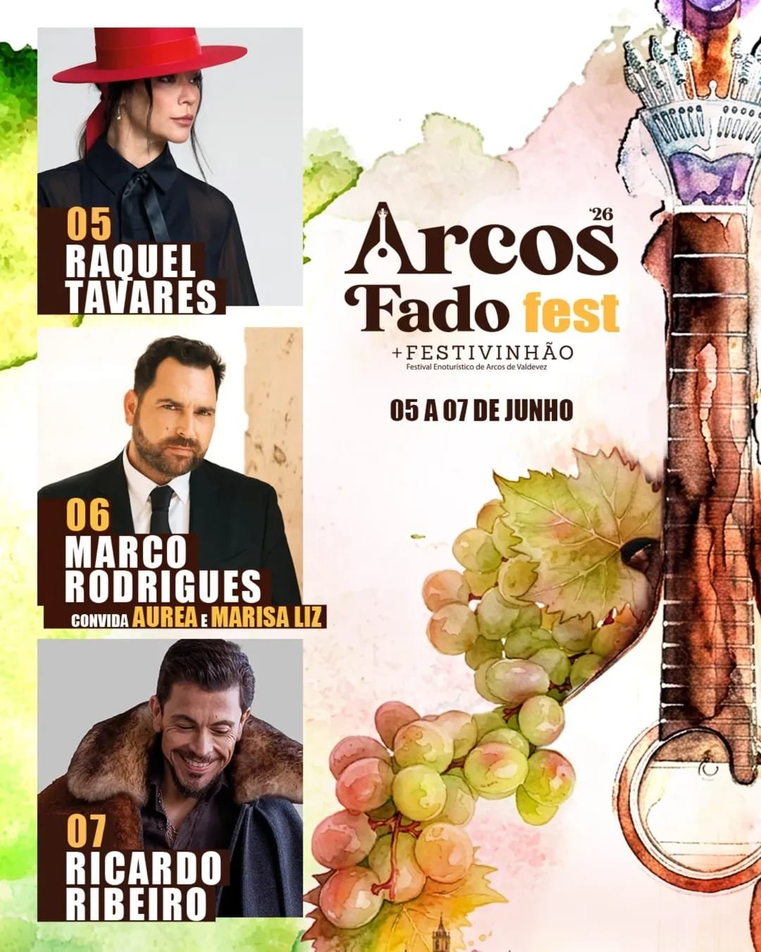 Cartaz Arcos Fado Fest 2026 - Arcos de Valdevez