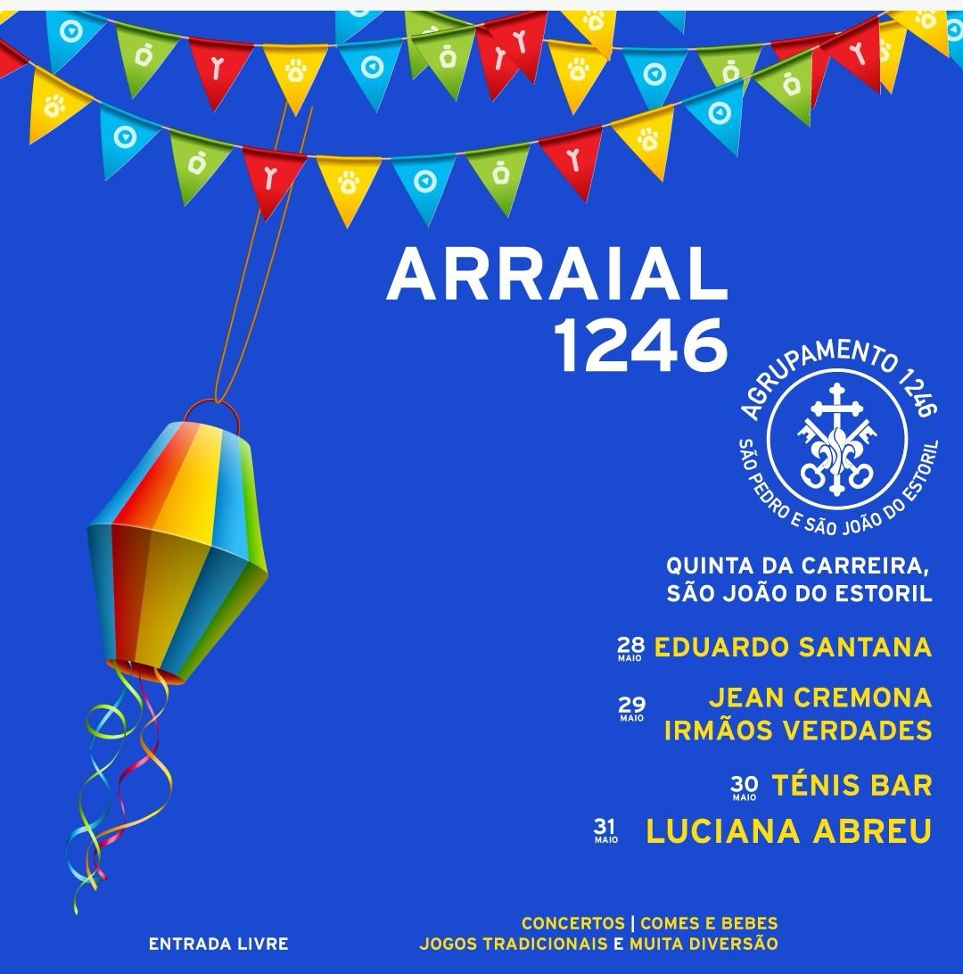 Cartaz Arraial 1246 2025 - Cascais