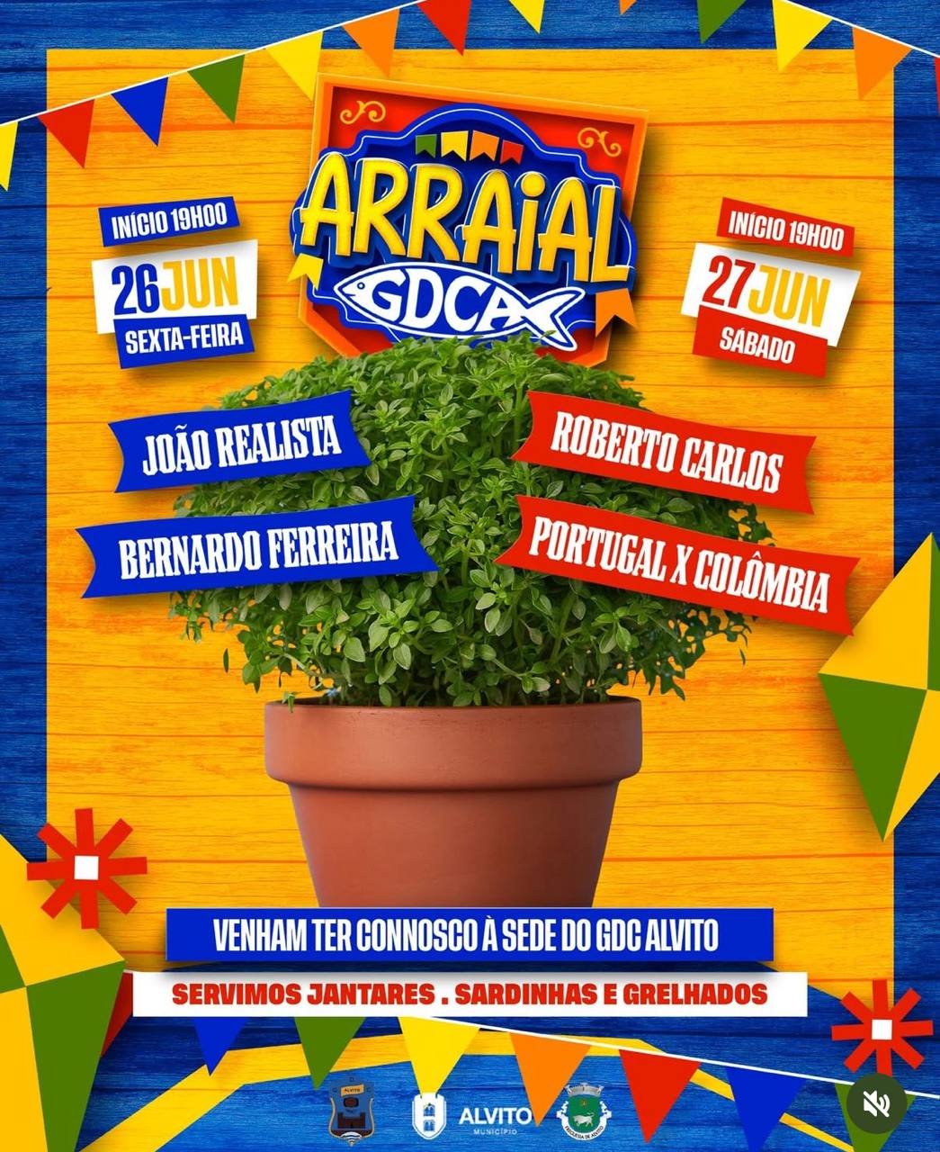 Cartaz Arraial 2026 - Alvito