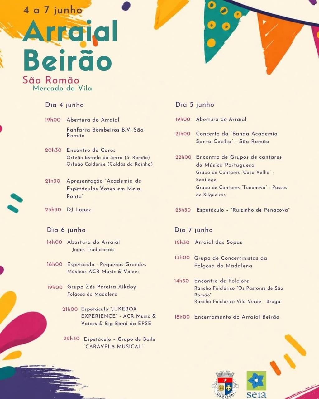 Cartaz Arraial Beirão 2026 - São Romão