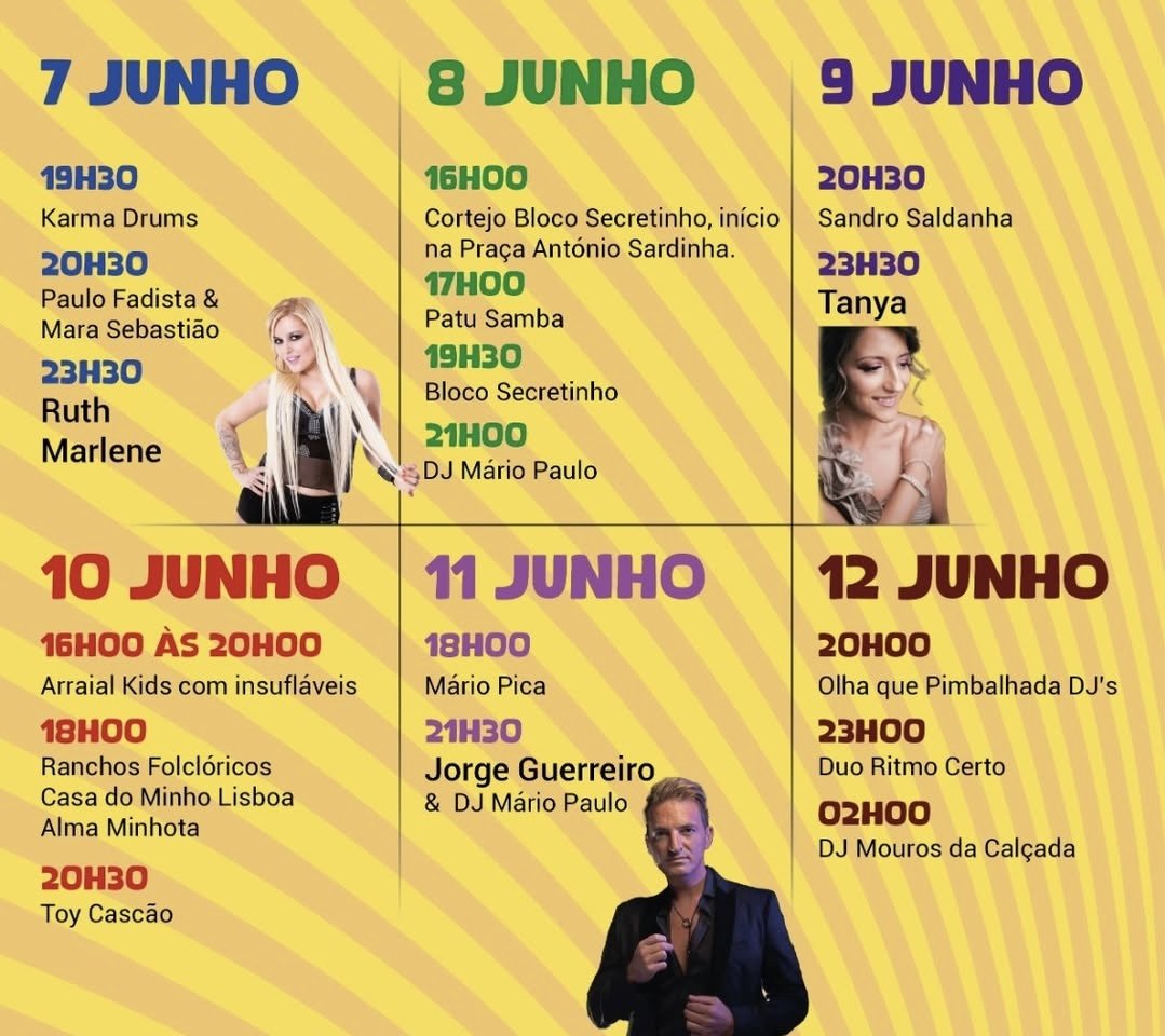 Cartaz Arraial da Penha de França 2025 - Lisboa