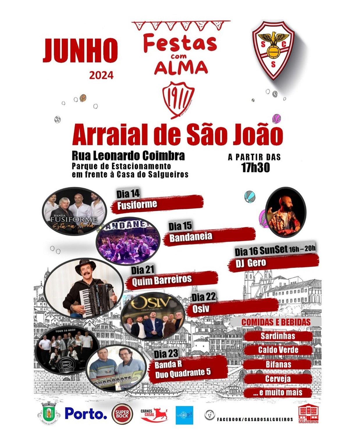 Cartaz Arraial de São João 2024 - Porto