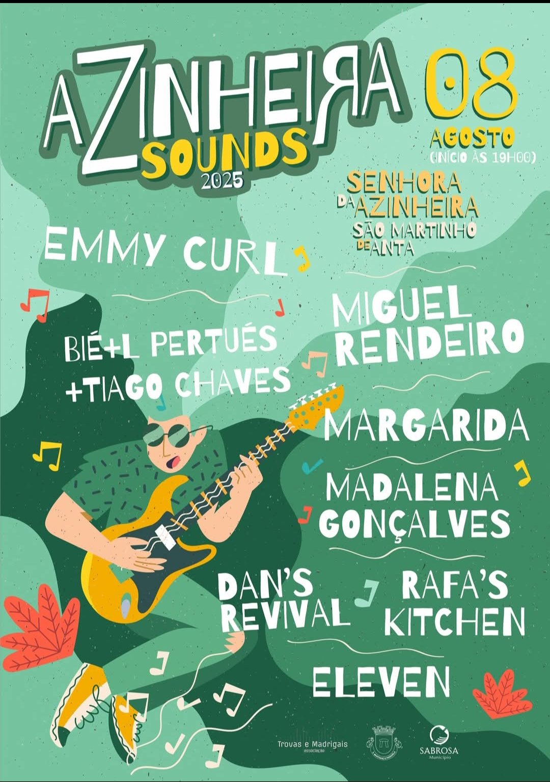 Cartaz Azinheira Sounds 2025 - São Martinho de Anta