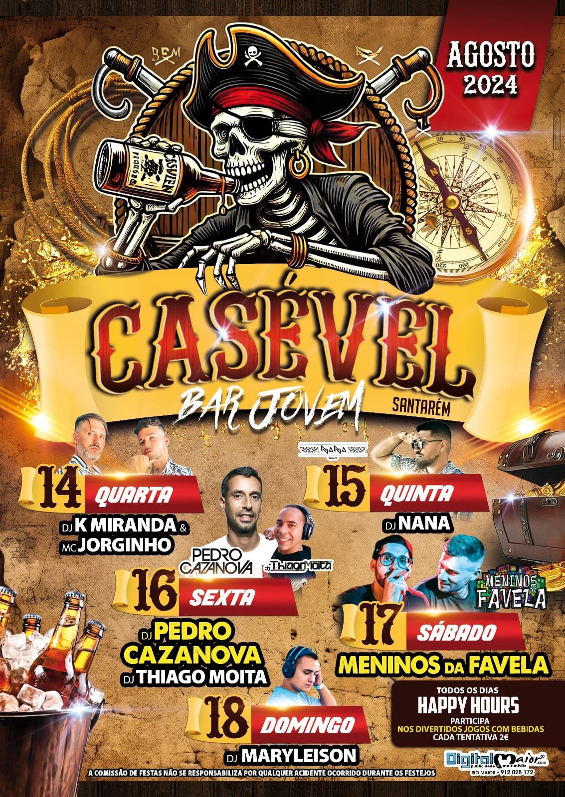 Cartaz Bar Jovem 2024 - Casével