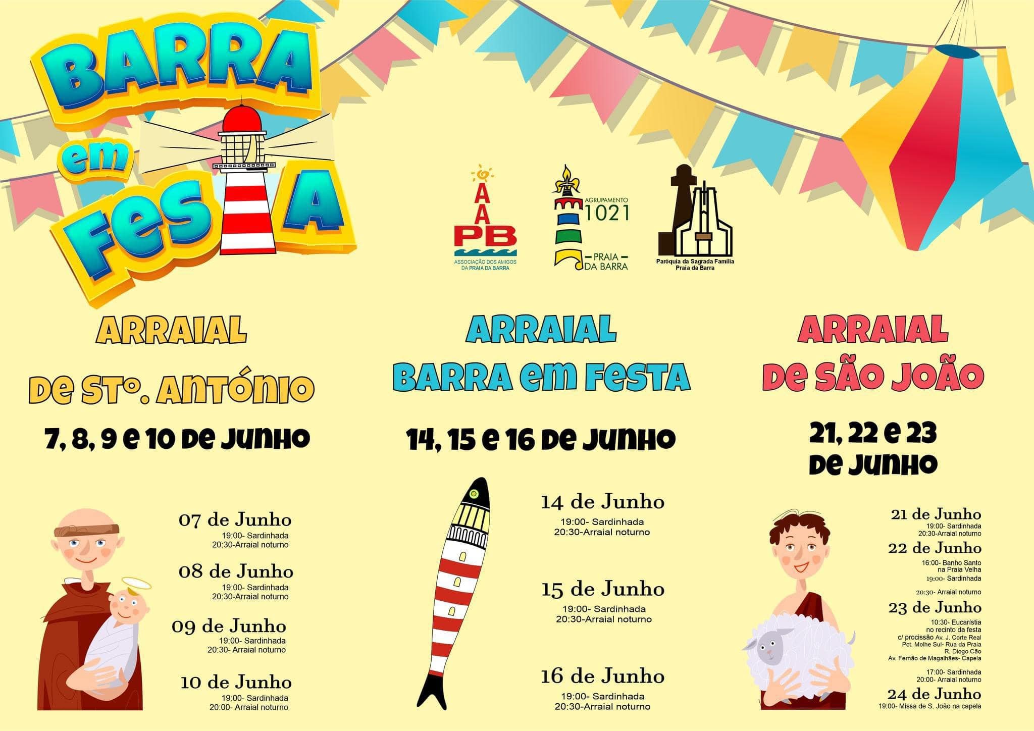 Cartaz Barra em Festa 2024 - Praia da Barra