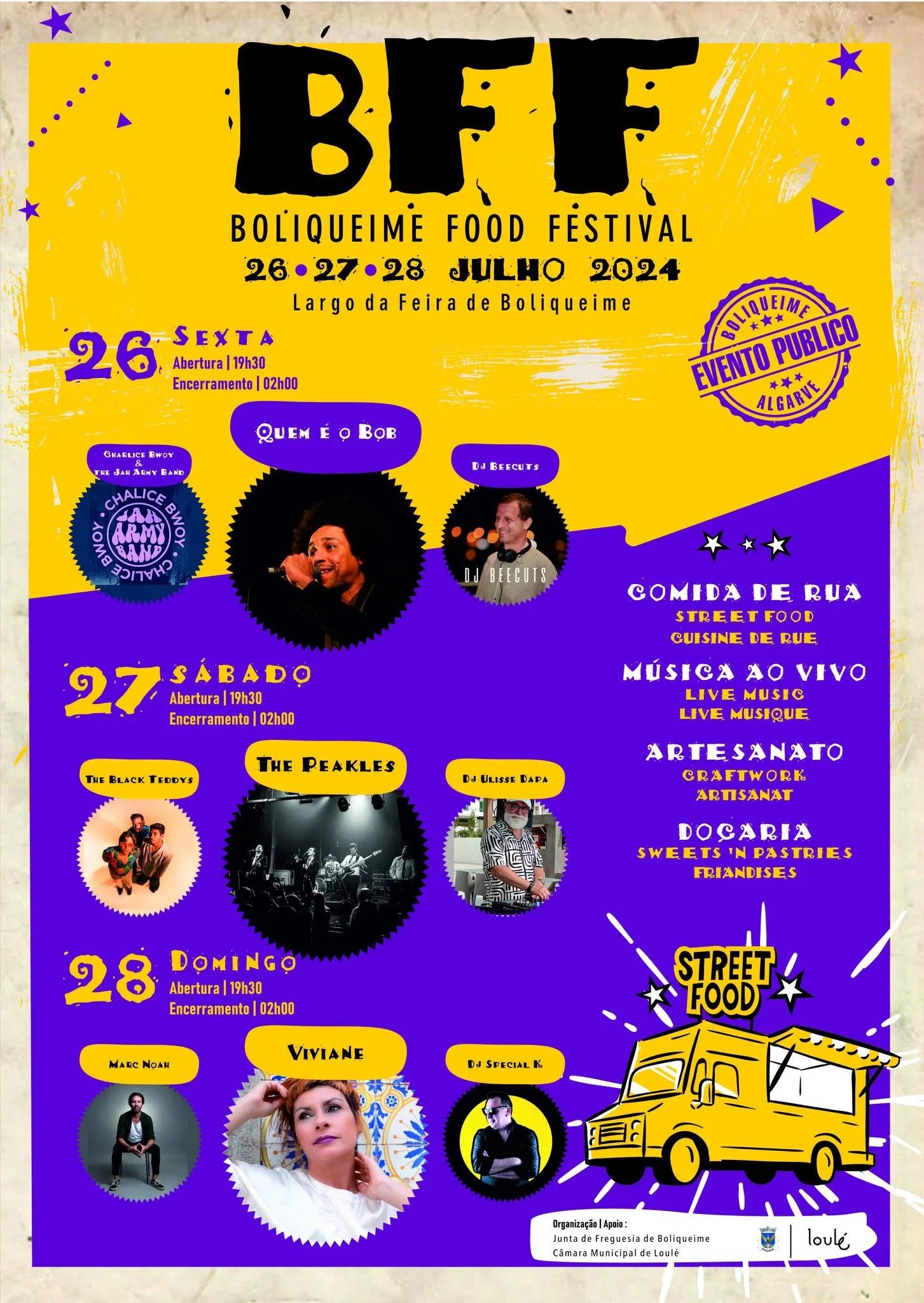 Cartaz Boliqueime Fest Food 2024 - Boliqueime