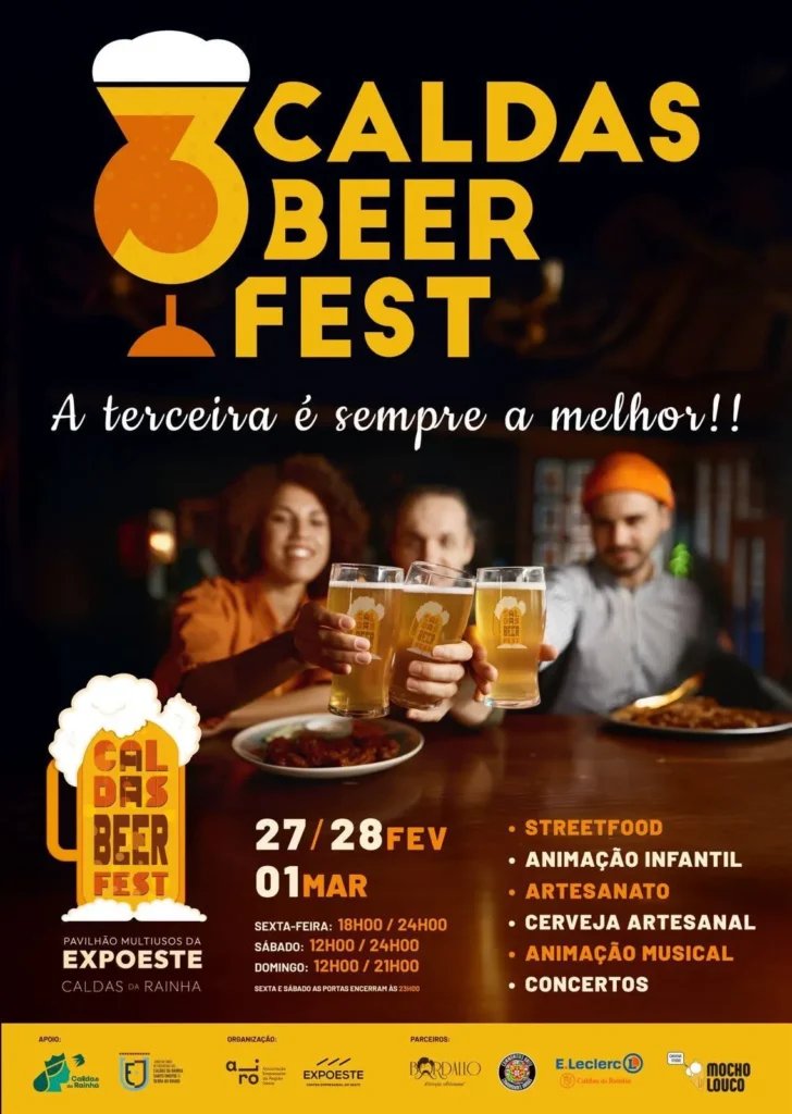 Cartaz Caldas Beer Fest 2026 - Caldas da Rainha