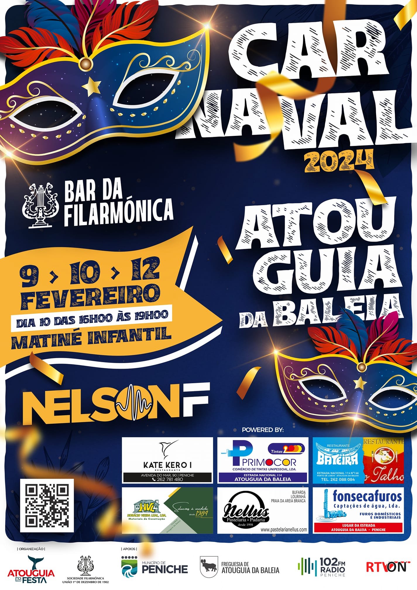 Cartaz Carnaval 2024 - Atouguia da Baleia