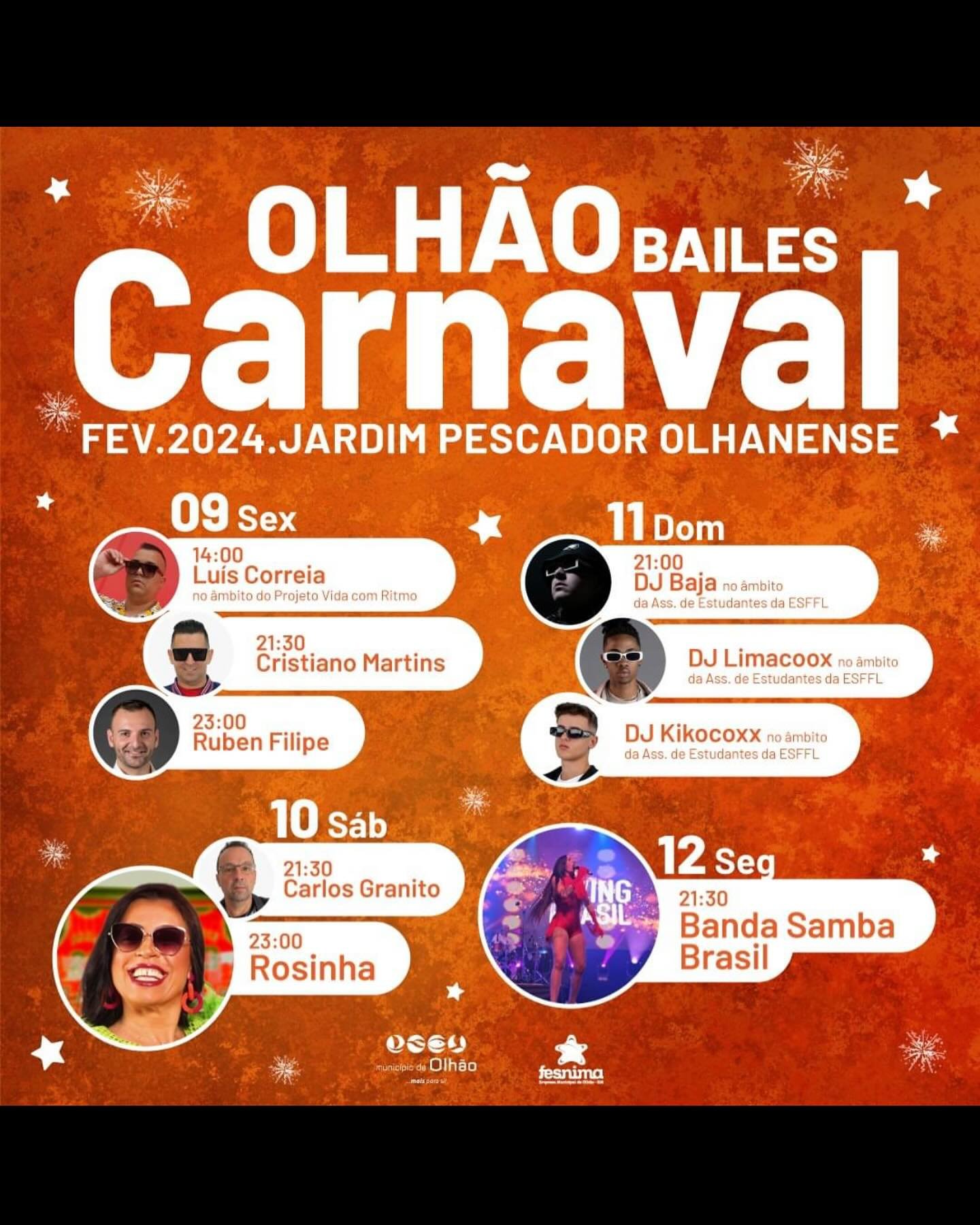 Cartaz Carnaval 2024 - Olhão